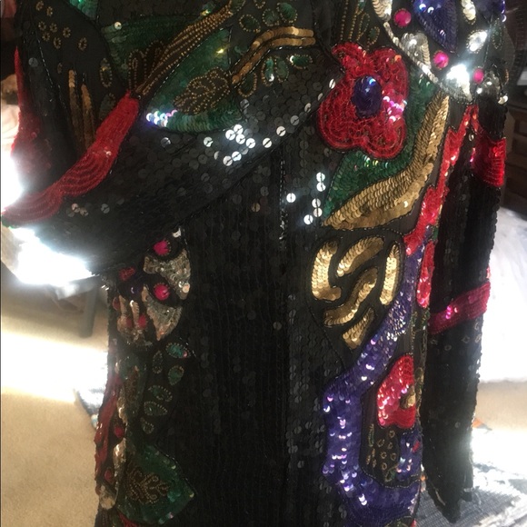 Firm Price ✨New✨Vintage sequins Jacket 80’ or 90’ - Picture 6 of 6
